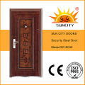 China Steel Door Low Prices Iron Door Stainless Steel Grill Door Design (SC-S045)
